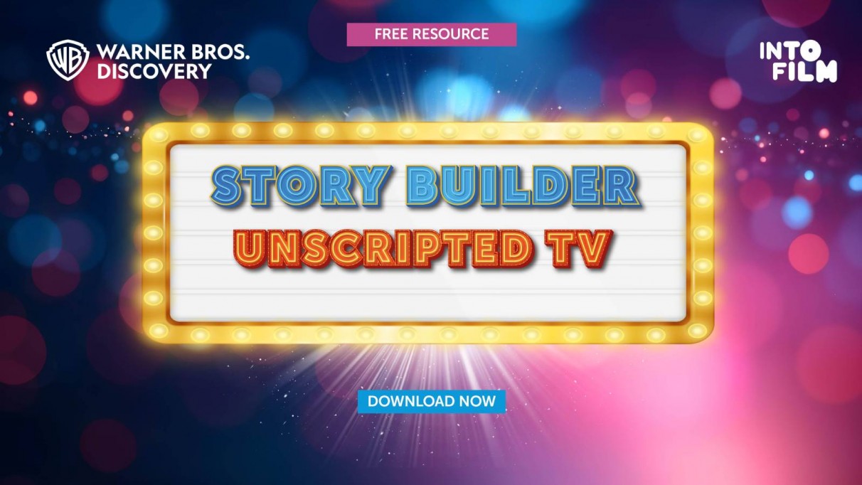 Story Builder: Unscripted TV resource (Download now header)