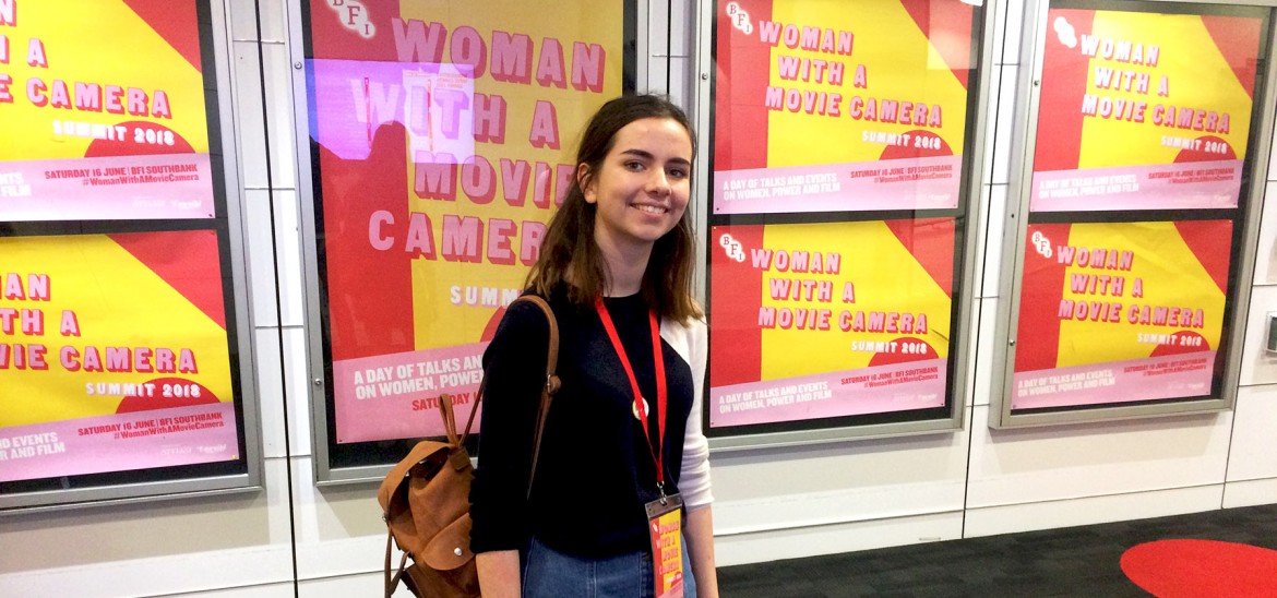 Reporter Alexa at the BFI's 'Woman with a Movie Camera' Summit