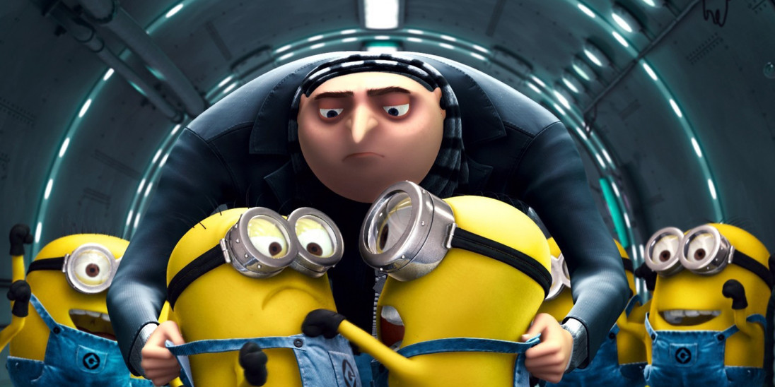 Is it silly that I always laugh with Gru?.he's just so sweet!